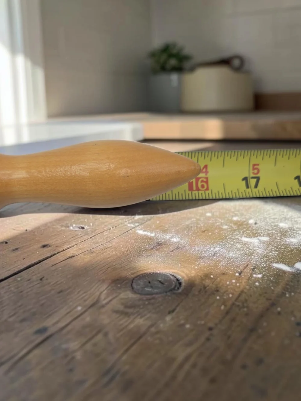 Vintage Carved Wooden Rolling Pin Folk Art Springerle Cookie Embossing 18